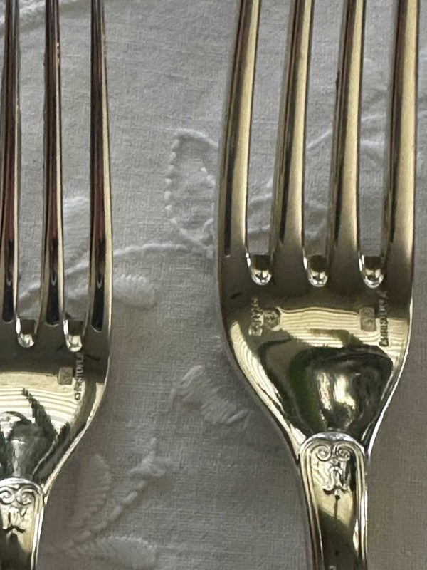 JUEGO DE CUBIERTOS MARCA CHRISTOFLE, RECUBRIMIENTO DE PLATA, REF MALMAISON, 12 PUESTOS - Imagen 5