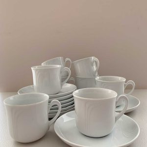 Elegante juego de café de porcelana Bavaria