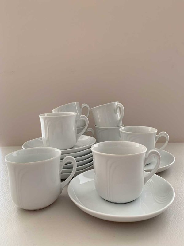 Elegante juego de café de porcelana Bavaria