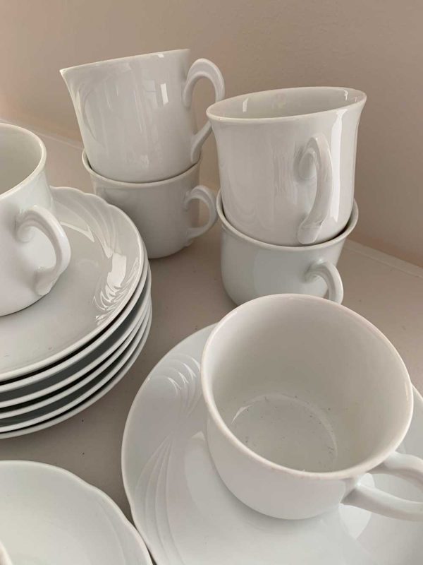 Elegante juego de café de porcelana Bavaria