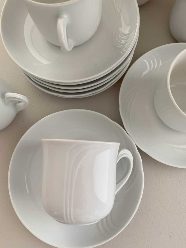 Elegante juego de café de porcelana Bavaria