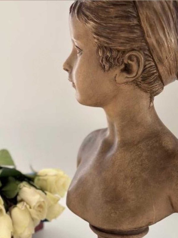 BUSTO REPLICA NIÑA LOUISE BROGNIARTE D' APRES' HOUDON