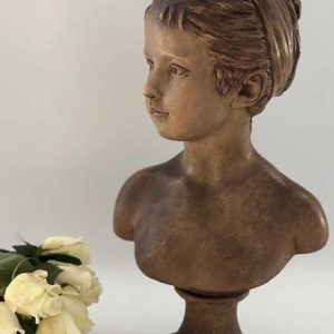 BUSTO REPLICA NIÑA LOUISE BROGNIARTE D' APRES' HOUDON