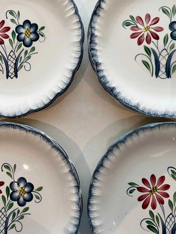 platos antiguos de la casa francesa Sarreguemines