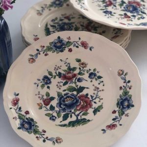 Set-platos-Serreguemines-Francia-loza-delujo-vintage